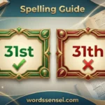31st or 31th