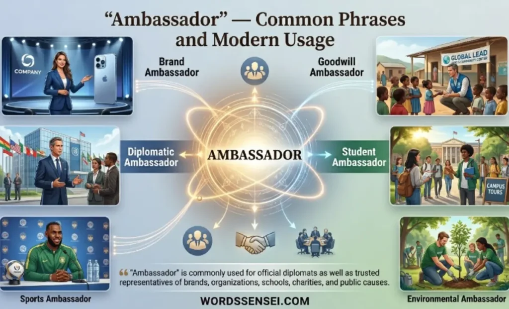 "Ambassador" — Common Phrases and Modern Usage