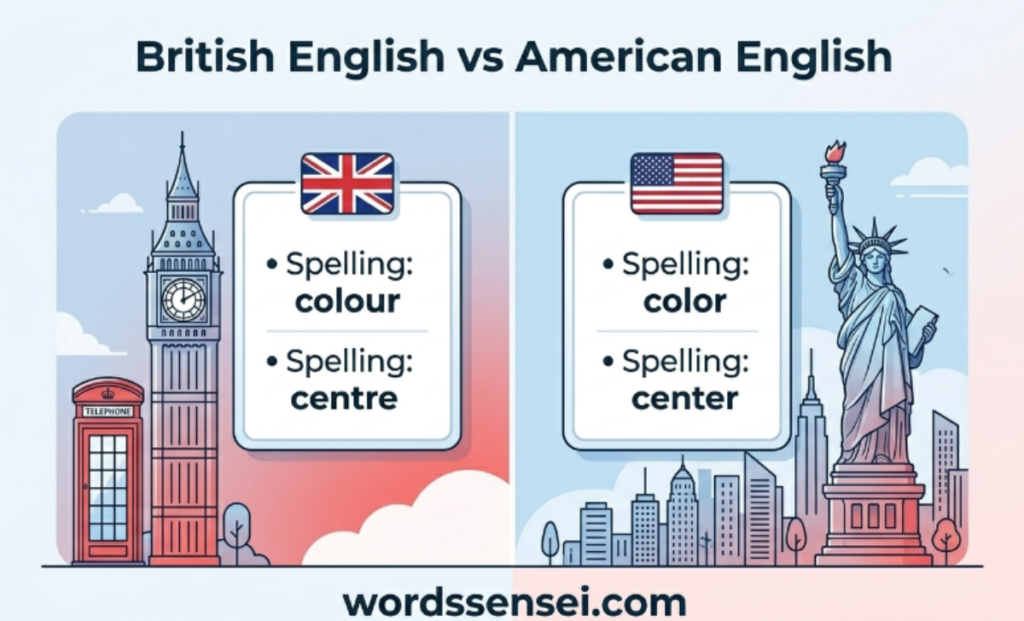 British English vs American English