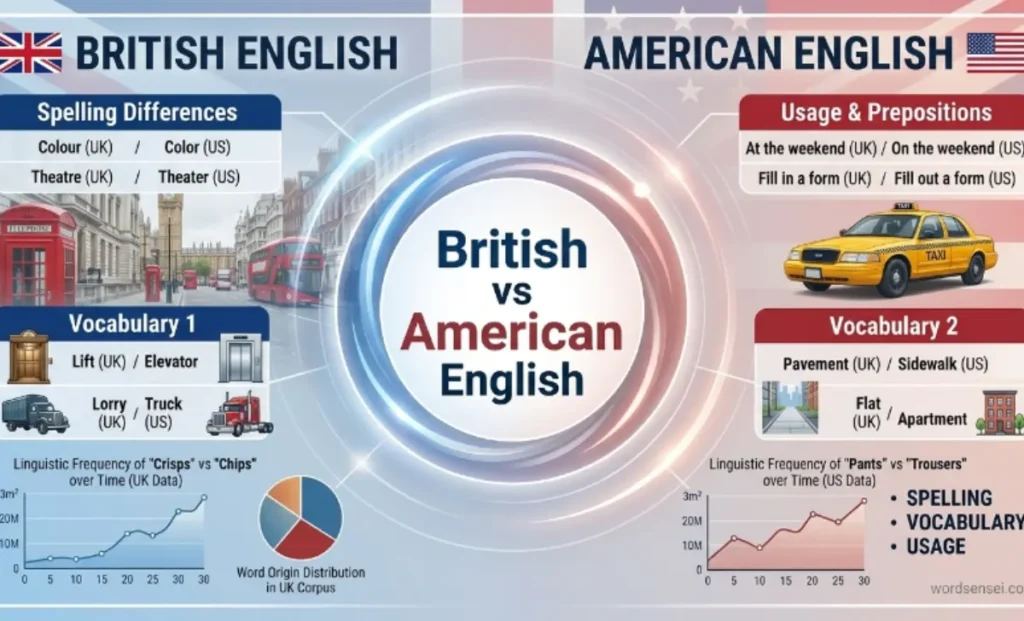 British English vs American English