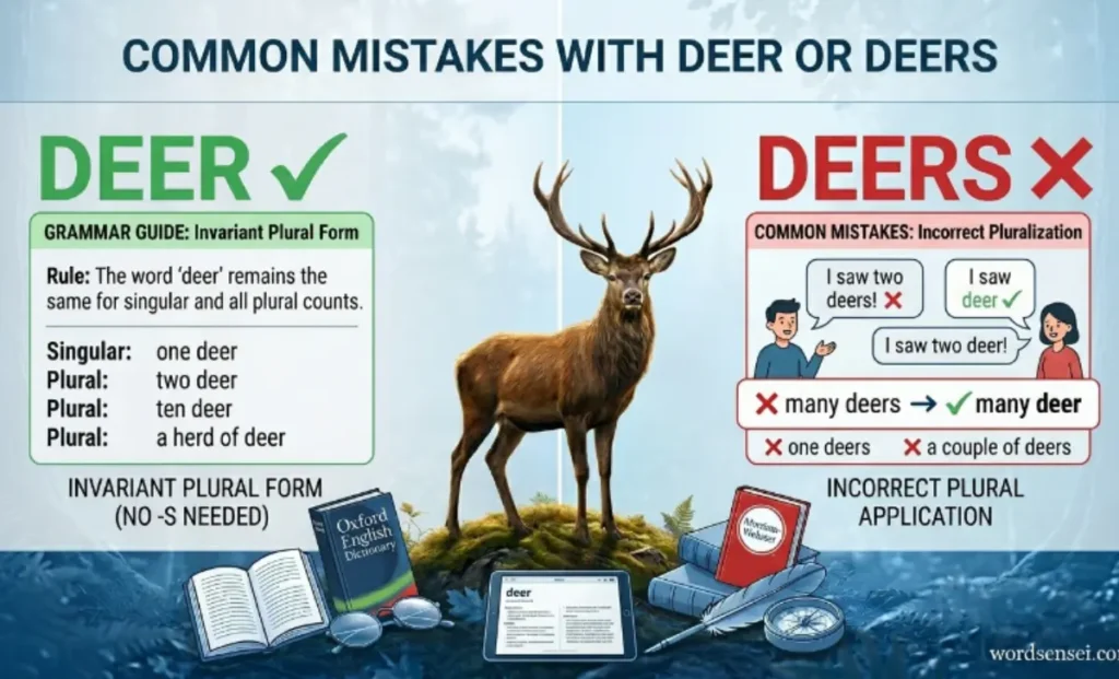 Common Mistakes with Deer or Deers