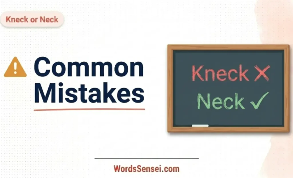 Common Mistakes with "Neck"