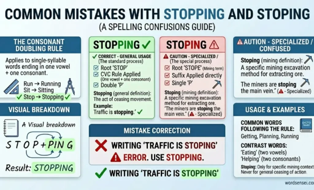 Common Mistakes with Stopping and Stoping
