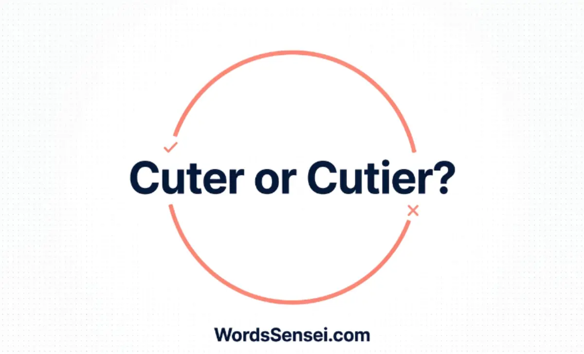 cuter or cutier