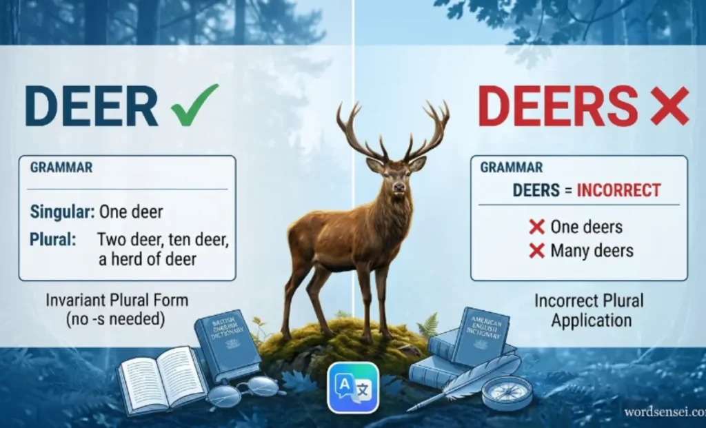 Deer vs Deers – Grammar Comparison Explained