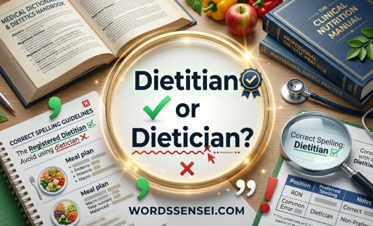 Dietitian or Dietician