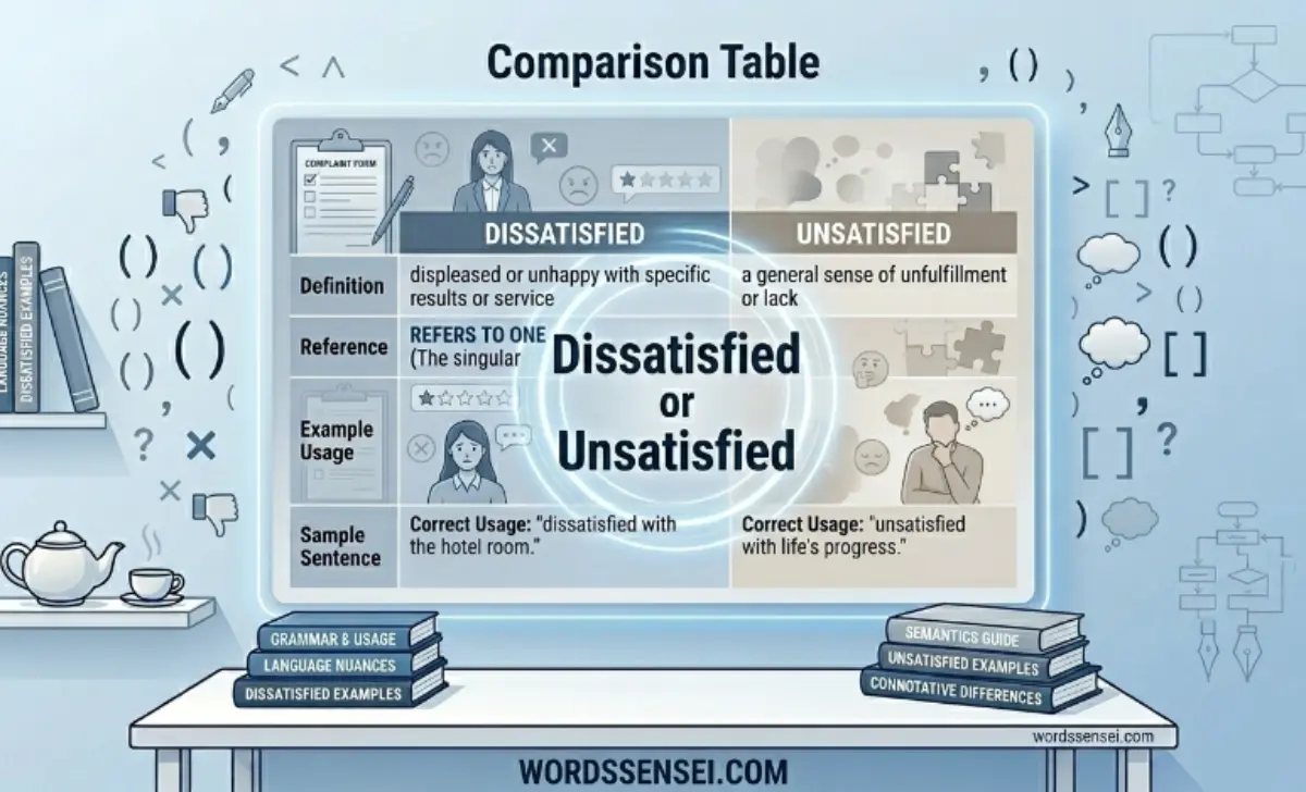 Dissatisfied or Unsatisfied