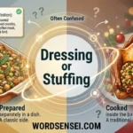 dressing or stuffing