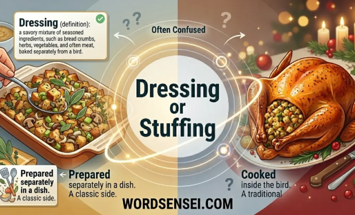 dressing or stuffing