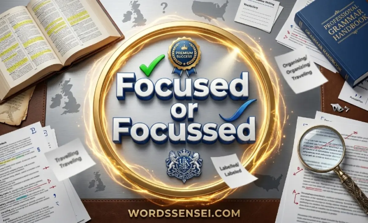 Focused or Focussed