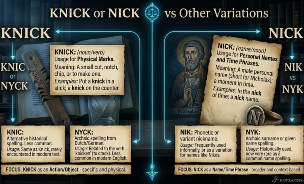 Knick Or Nick vs Other Variations