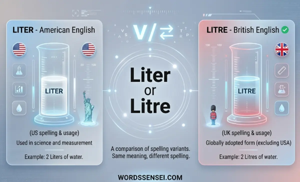Liter or Litre