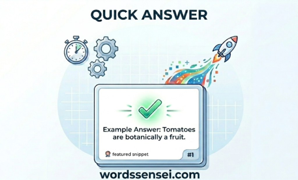 Quick Answer