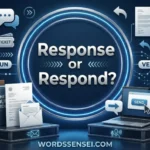 response or respond