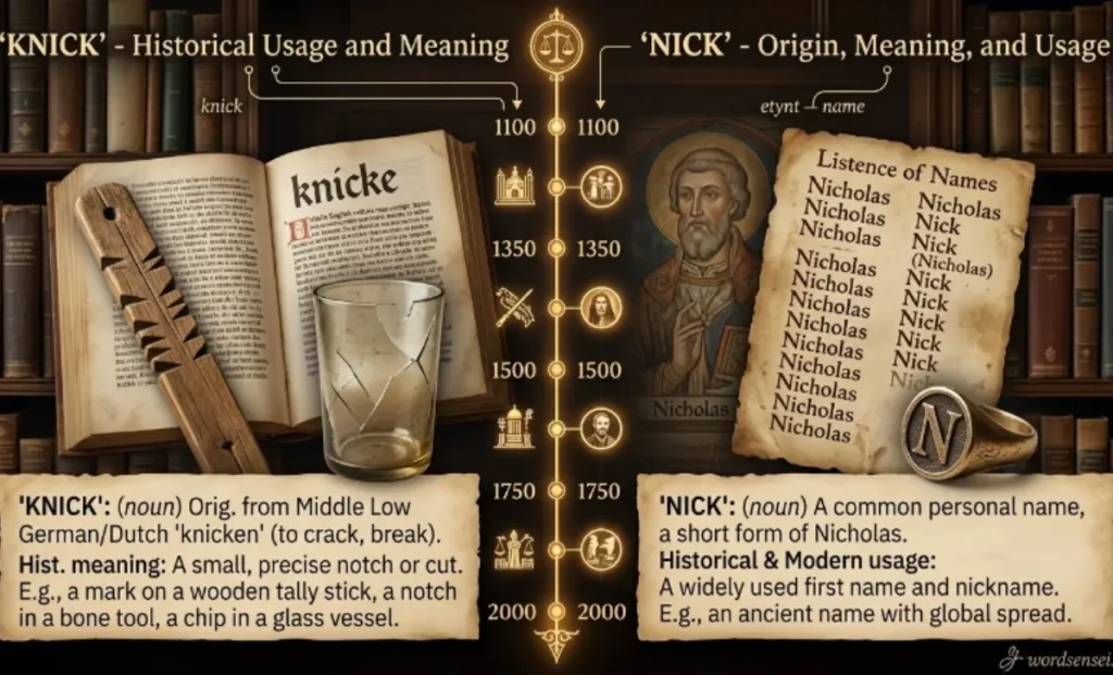 The Origin of Knick Or Nick