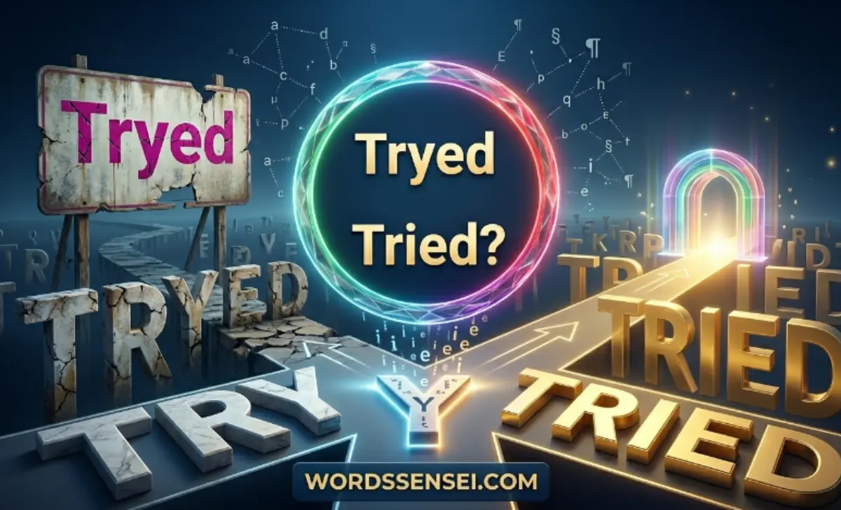 tryed or tried