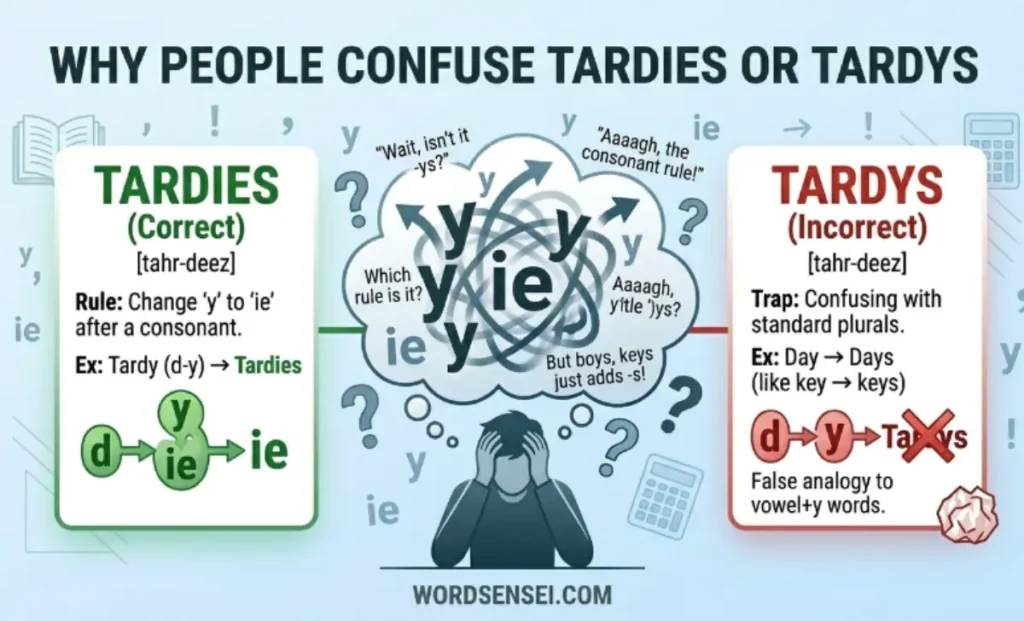 Why People Confuse Tardies or Tardys