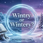 wintry or wintery