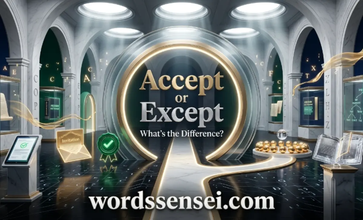 Accept or Except