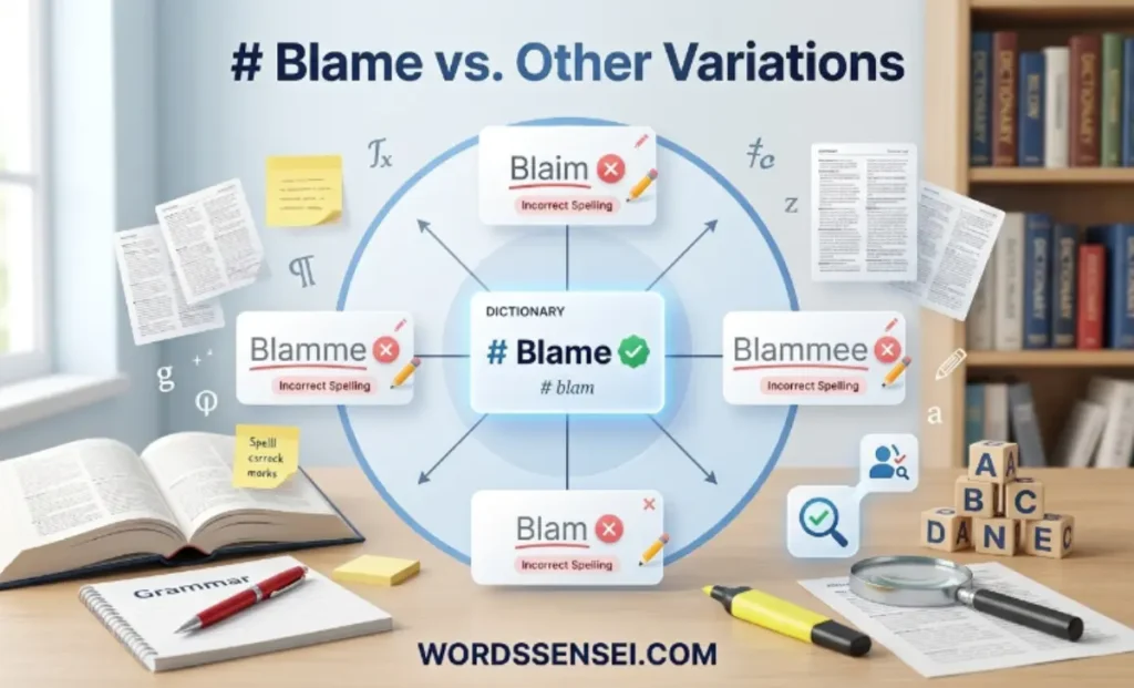 Blame vs. Other Variations