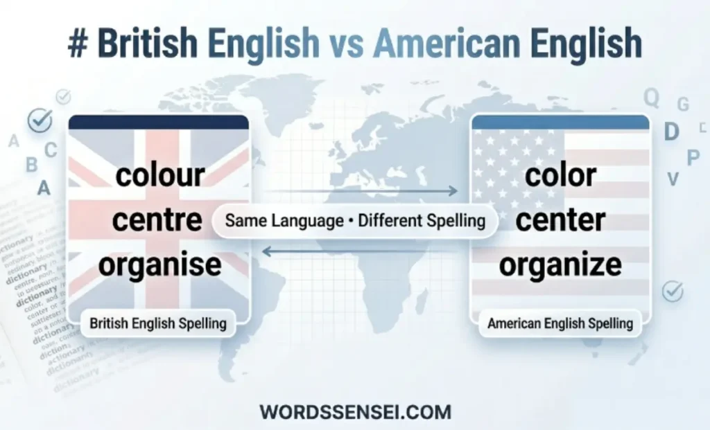 British English vs American English