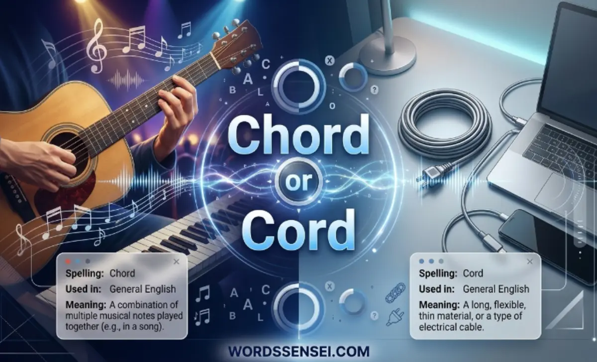 chord or cord