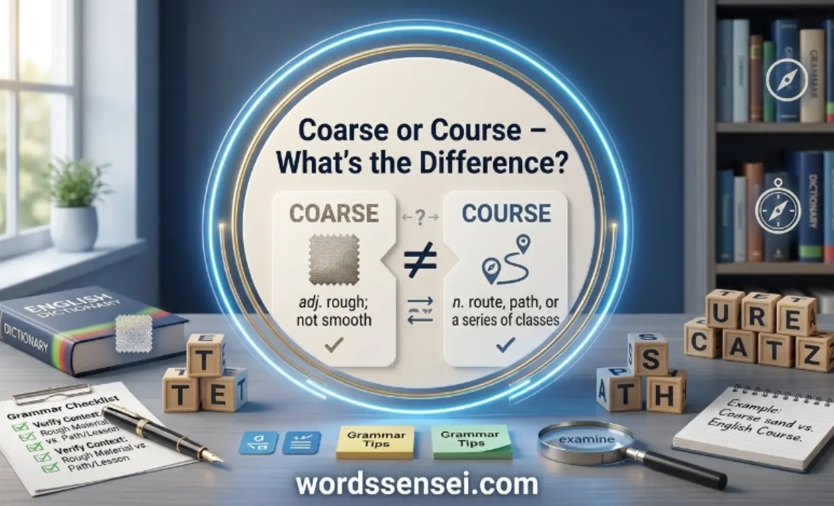 coarse or course