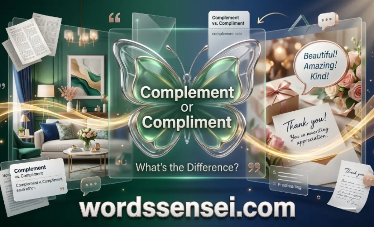 Complement or Compliment