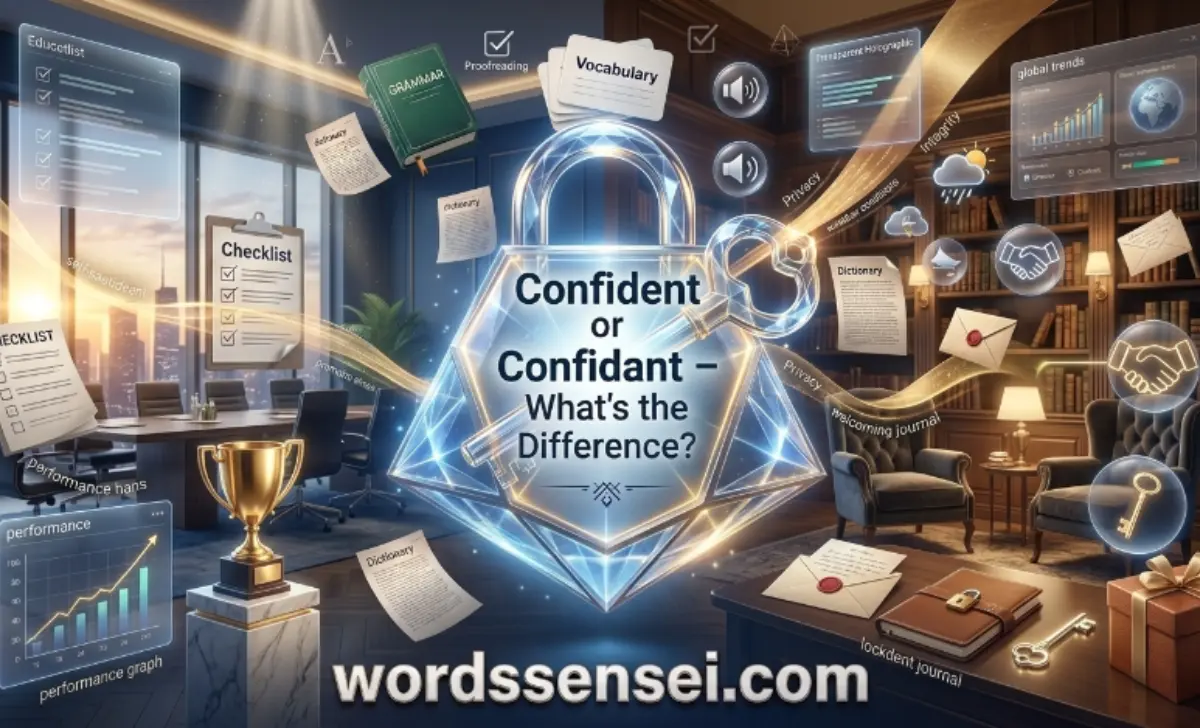 Confident or Confidant