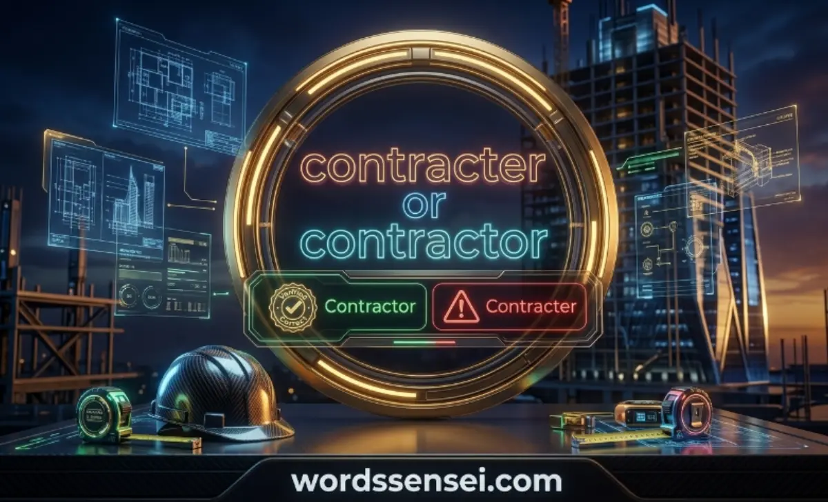 contracter or contractor