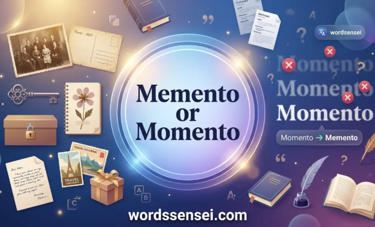 memento or momento