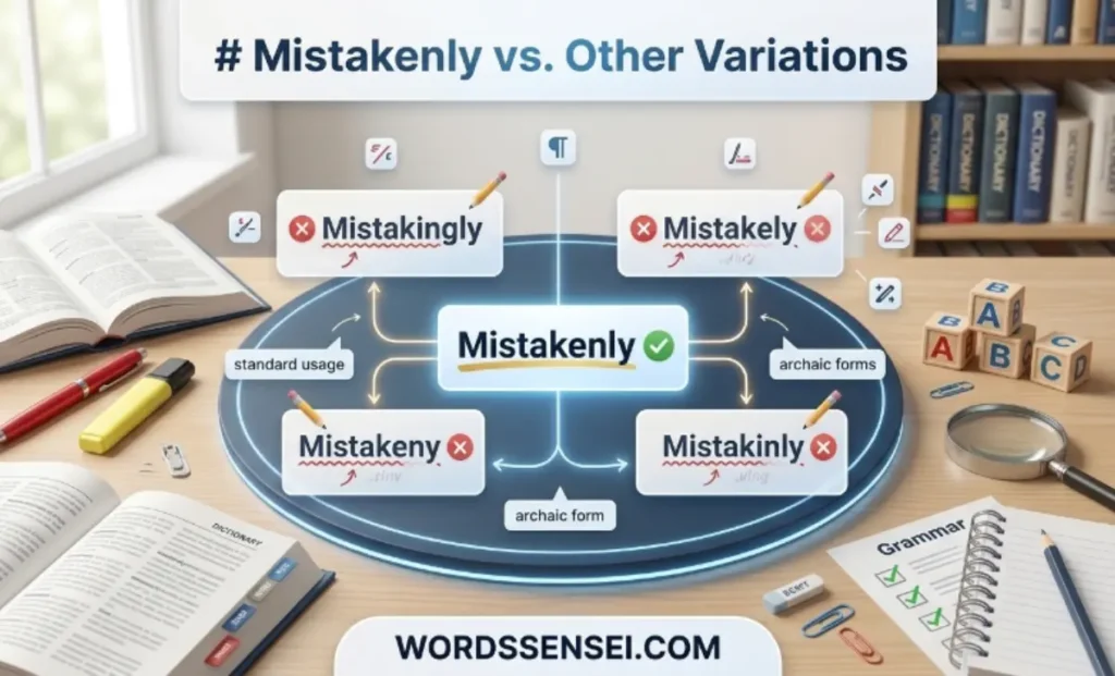 Mistakenly vs. Other Variations