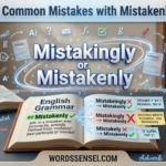 mistakingly or mistakenly