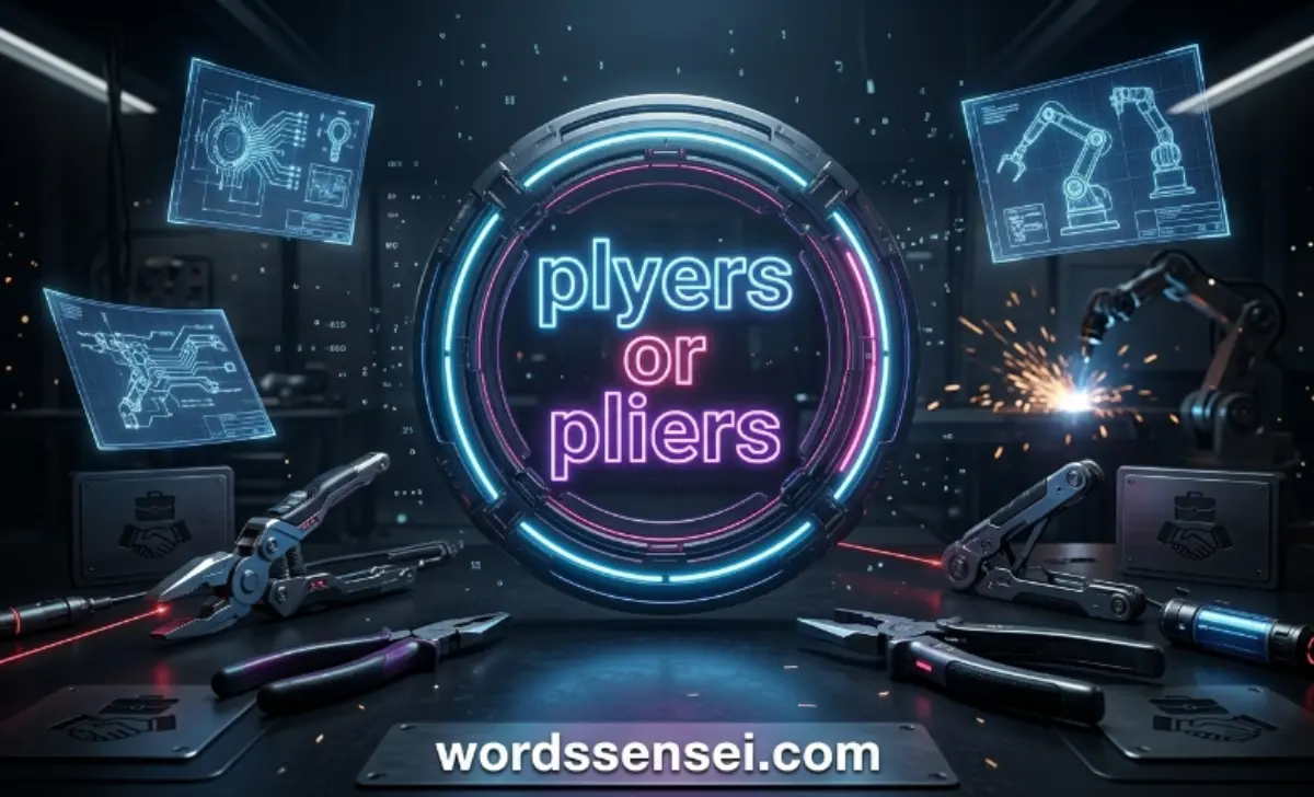 plyers or pliers