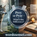 prey or pray