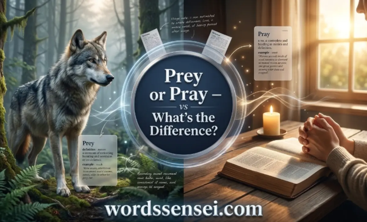 prey or pray