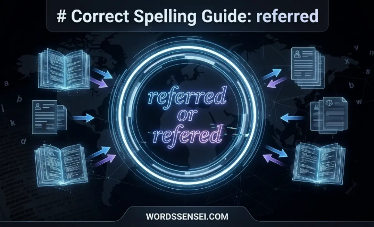 referred or refered