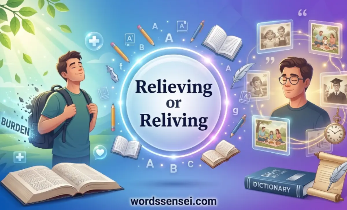relieving or reliving