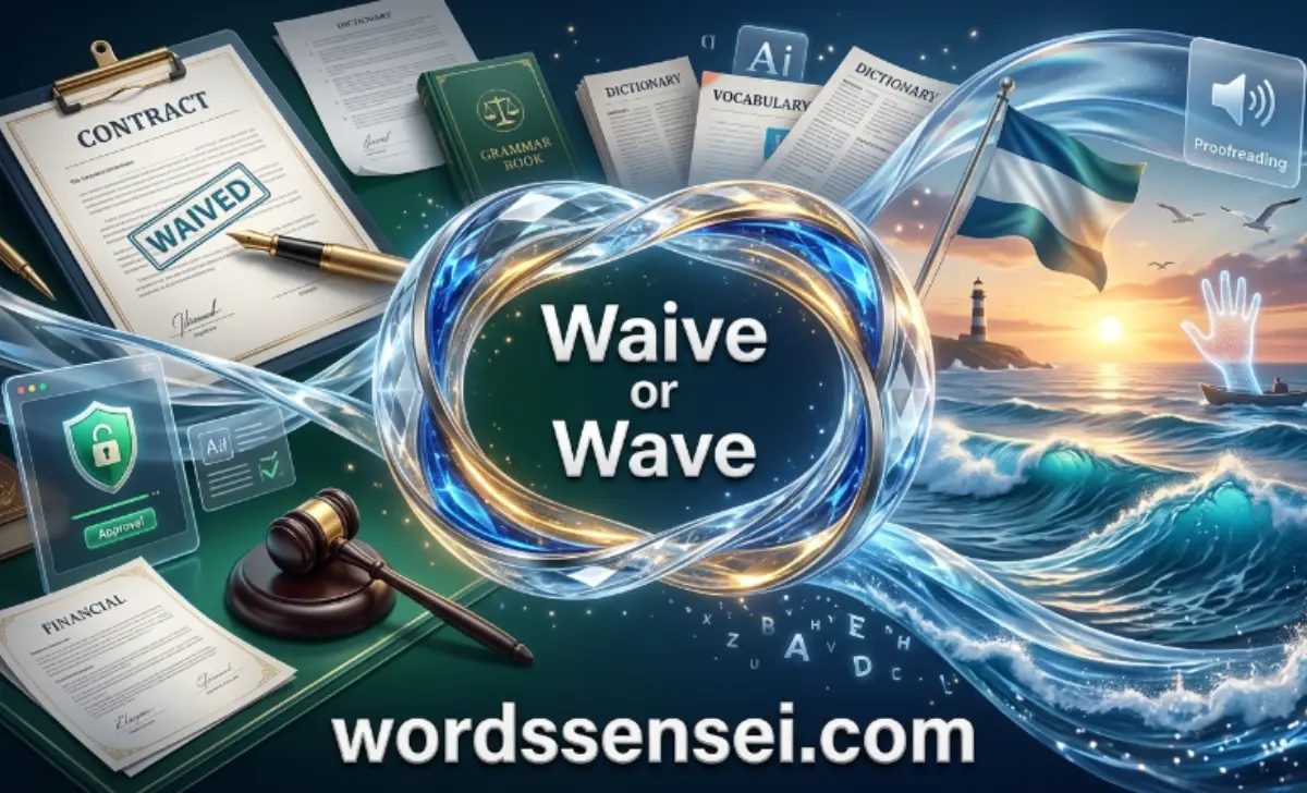 Waive or Wave