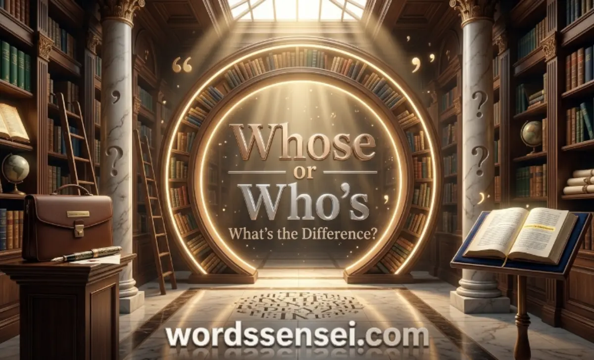 Whose or Who's