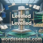 Leveled or Levelled