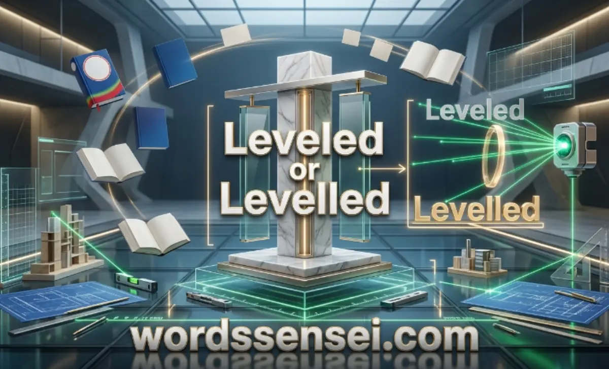Leveled or Levelled
