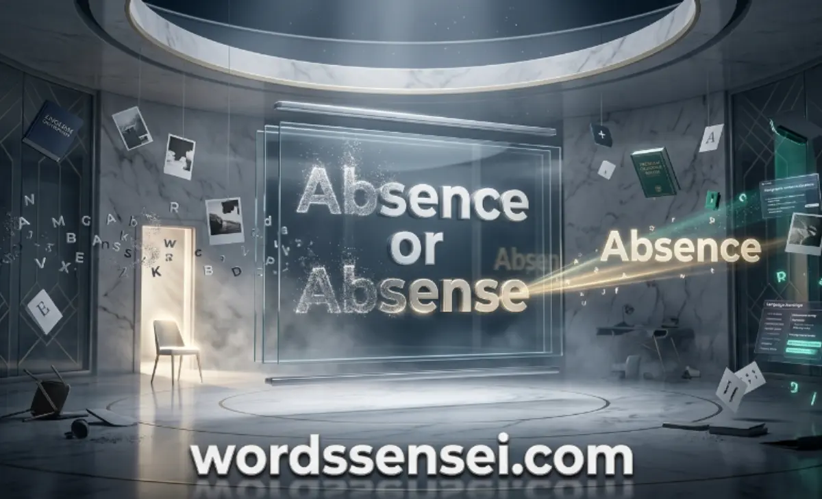 absence or absense