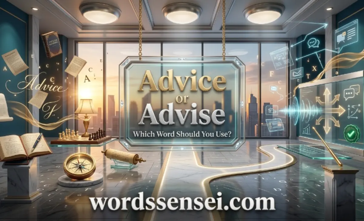 Advice or Advise