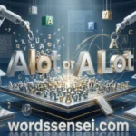alot or a lot