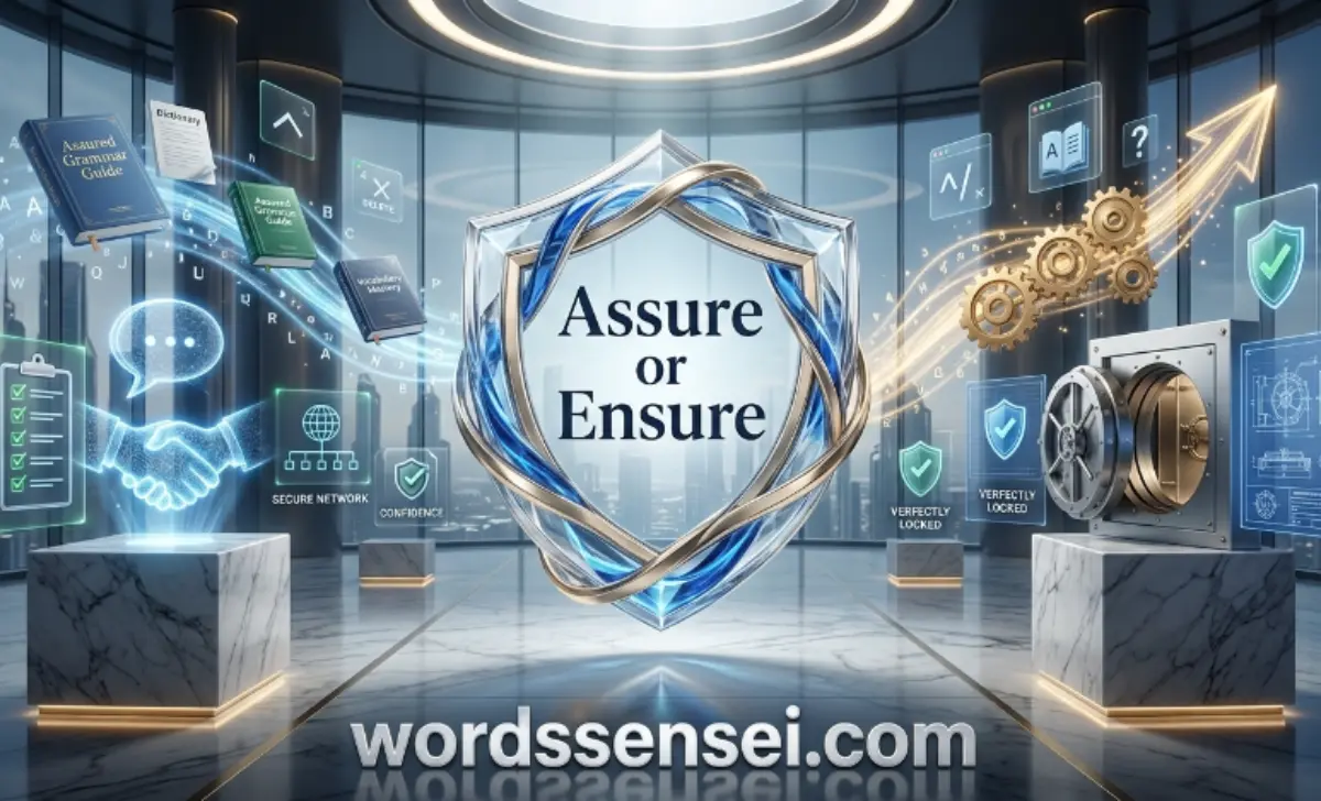 Assure or Ensure