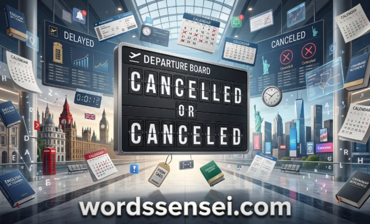 cancelled or canceled