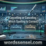 cancelling or canceling