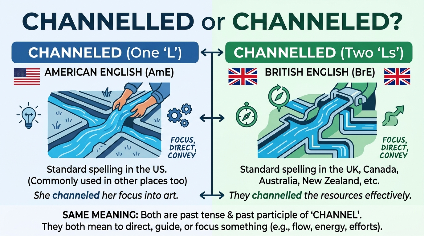 Channelled or Channeled