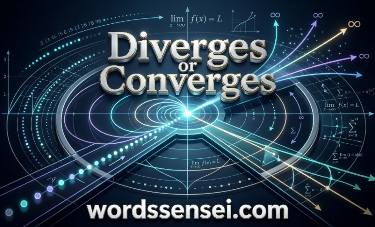 diverges or converges